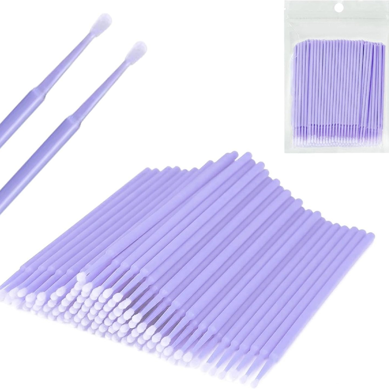 Beauty Makeup Remover - 100 Unidades de Cotonetes Descartáveis Macios