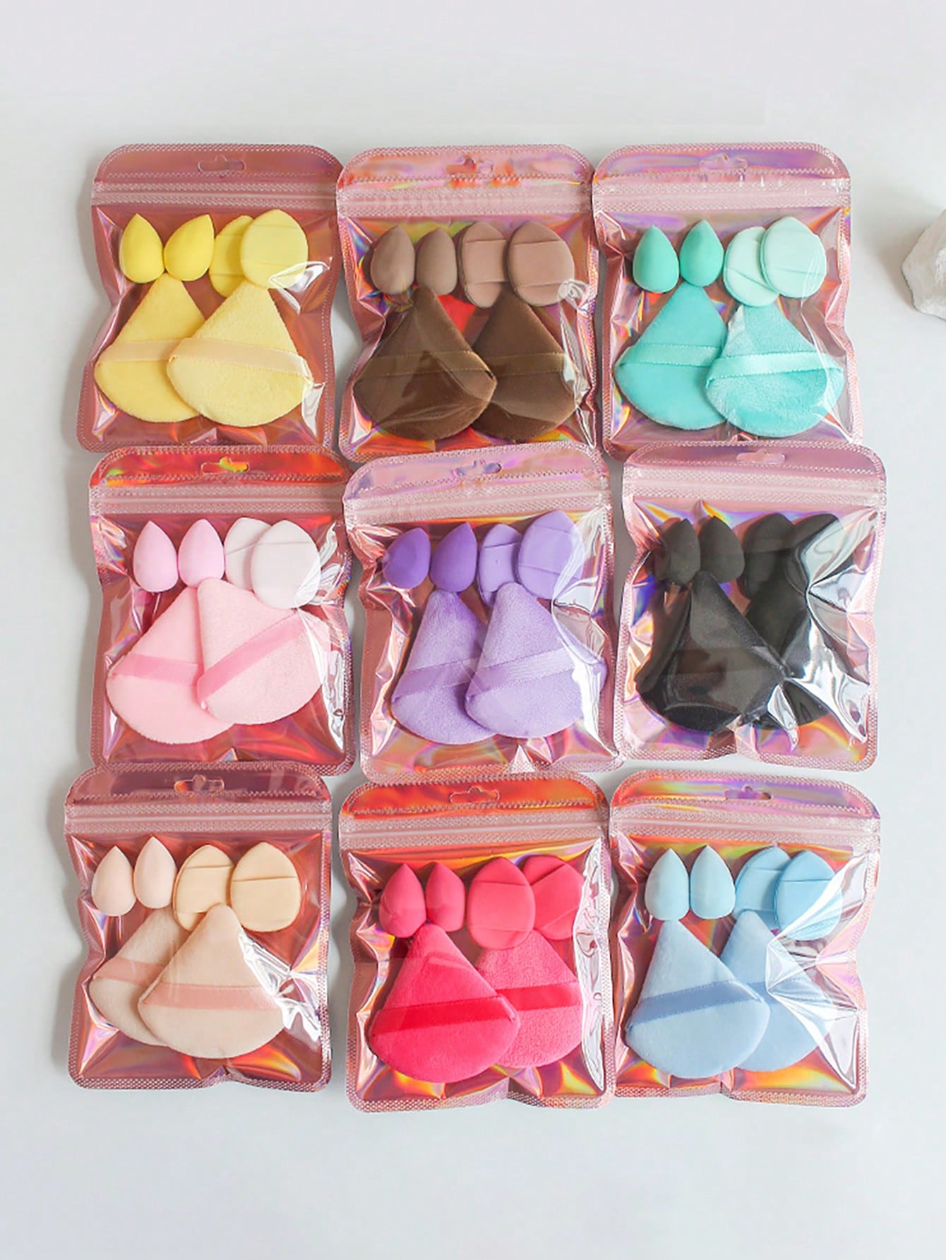 Beauty Makeup Egg - Conjunto de 6 Puffs de Maquiagem