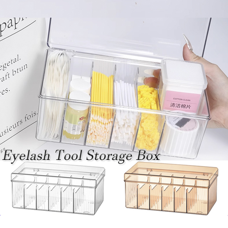 Beauty Makeup Supply - Organizador transparente de beleza para cílios,