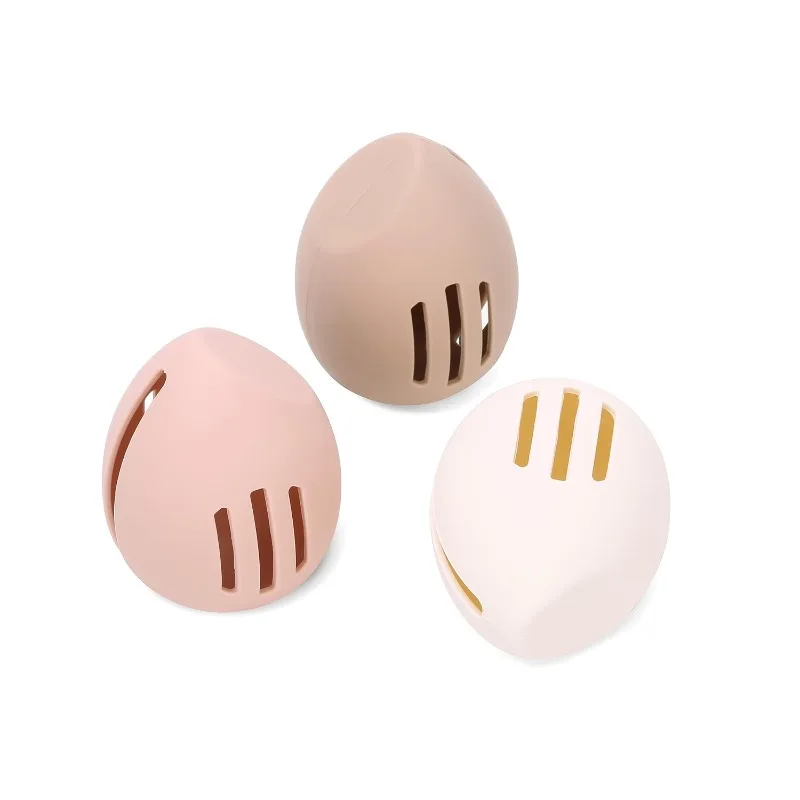 Beauty Makeup Egg - Respirável e Dustproof Silicone Beleza Ovo