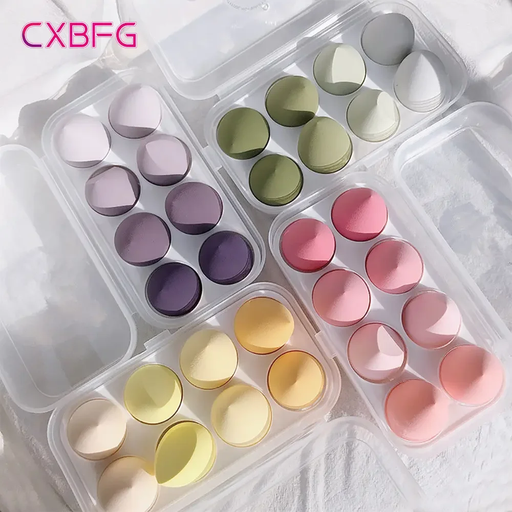 Beauty Makeup Egg - Esponja de maquiagem 4/8 peças, esponja