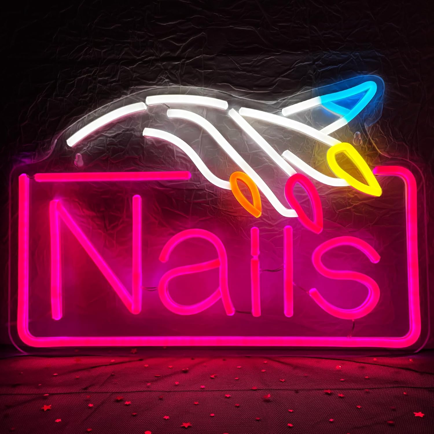Beauty Makeup Stores - Letreiro Neon para Negócios, Luz de