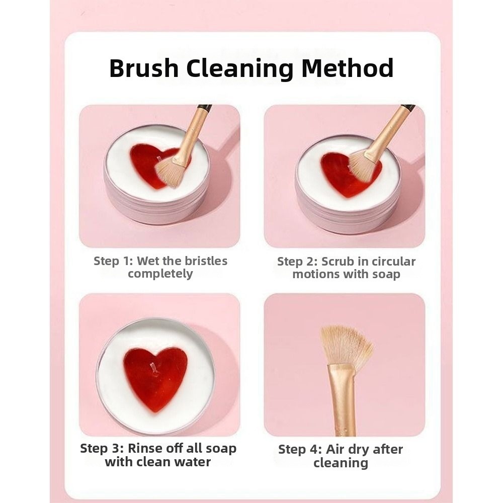 Beauty Makeup Sponge - Sabonete Limpador de Pincéis de Maquiagem