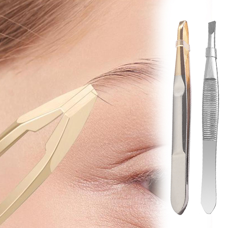 Beauty Makeup Remover - Pinça de Sobrancelha de Aço Inoxidável