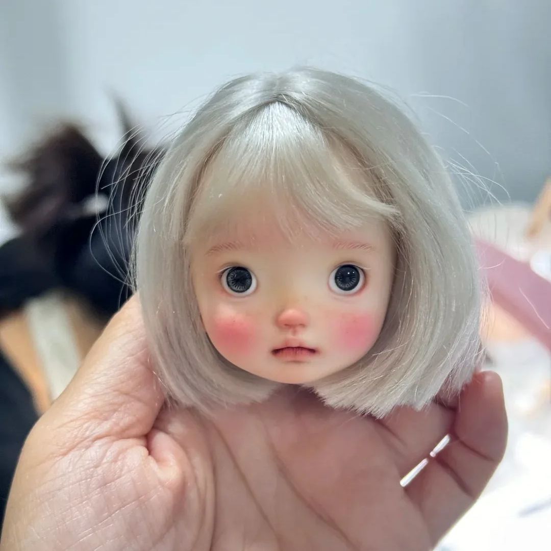 Just Beauty Makeup - Cabeça de boneca escura amy k2