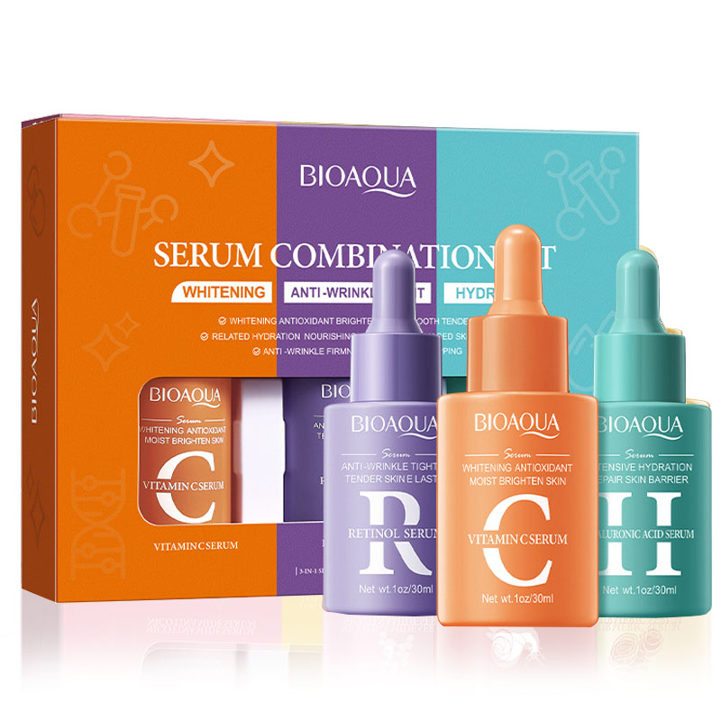3 pçs/set BIOAQUA Vitamina C R - Vitamin C Serum Face avaliação e preço