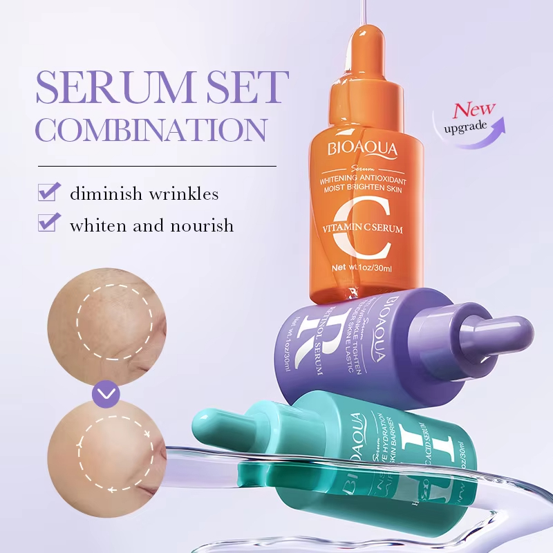 3 pçs/set BIOAQUA Vitamina C R - Vitamin C Serum Face avaliação e preço