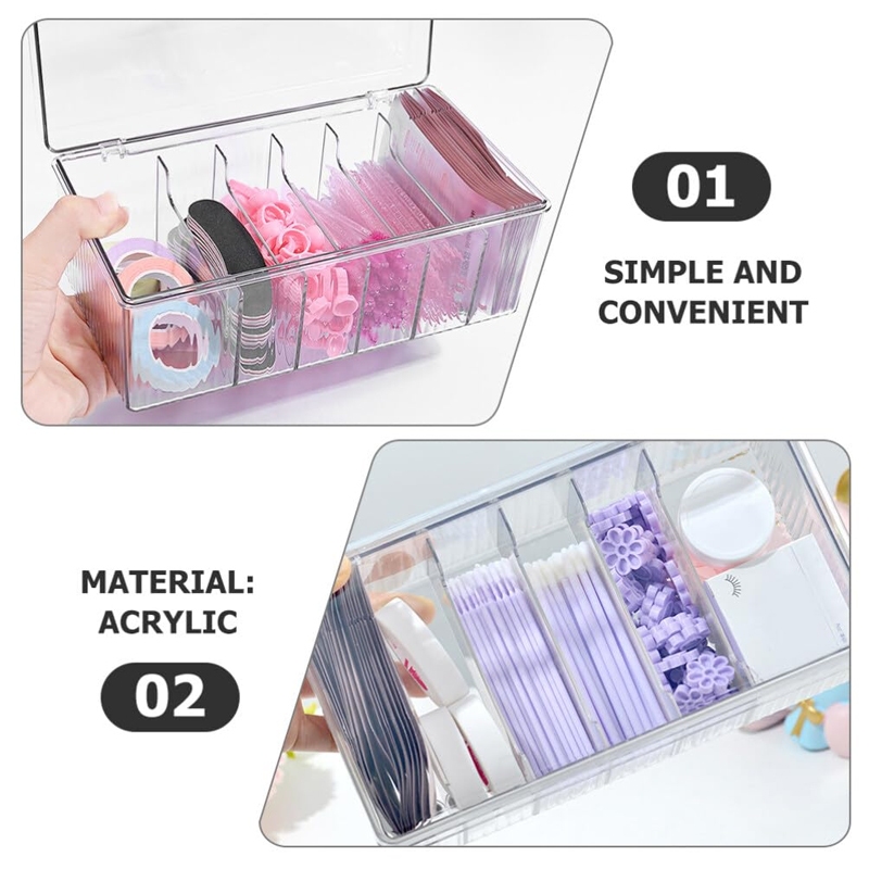 Organizador transparente de be - Beauty Makeup Supply avaliação e preço