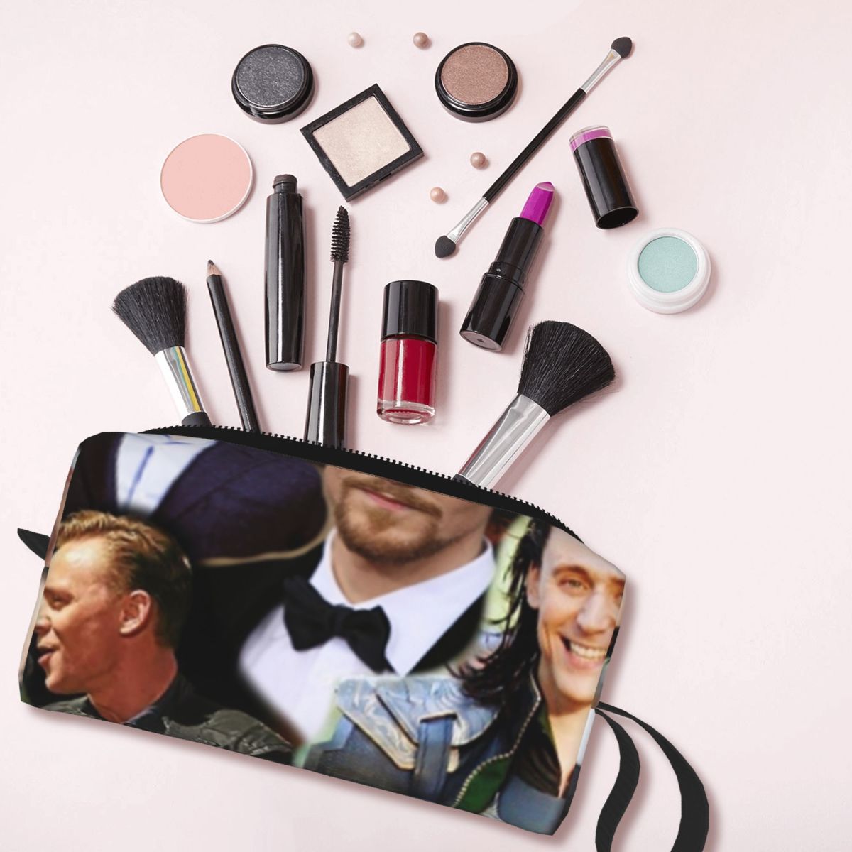 Bolsa de maquiagem com colagem - Photo Beauty Makeup avaliação e preço