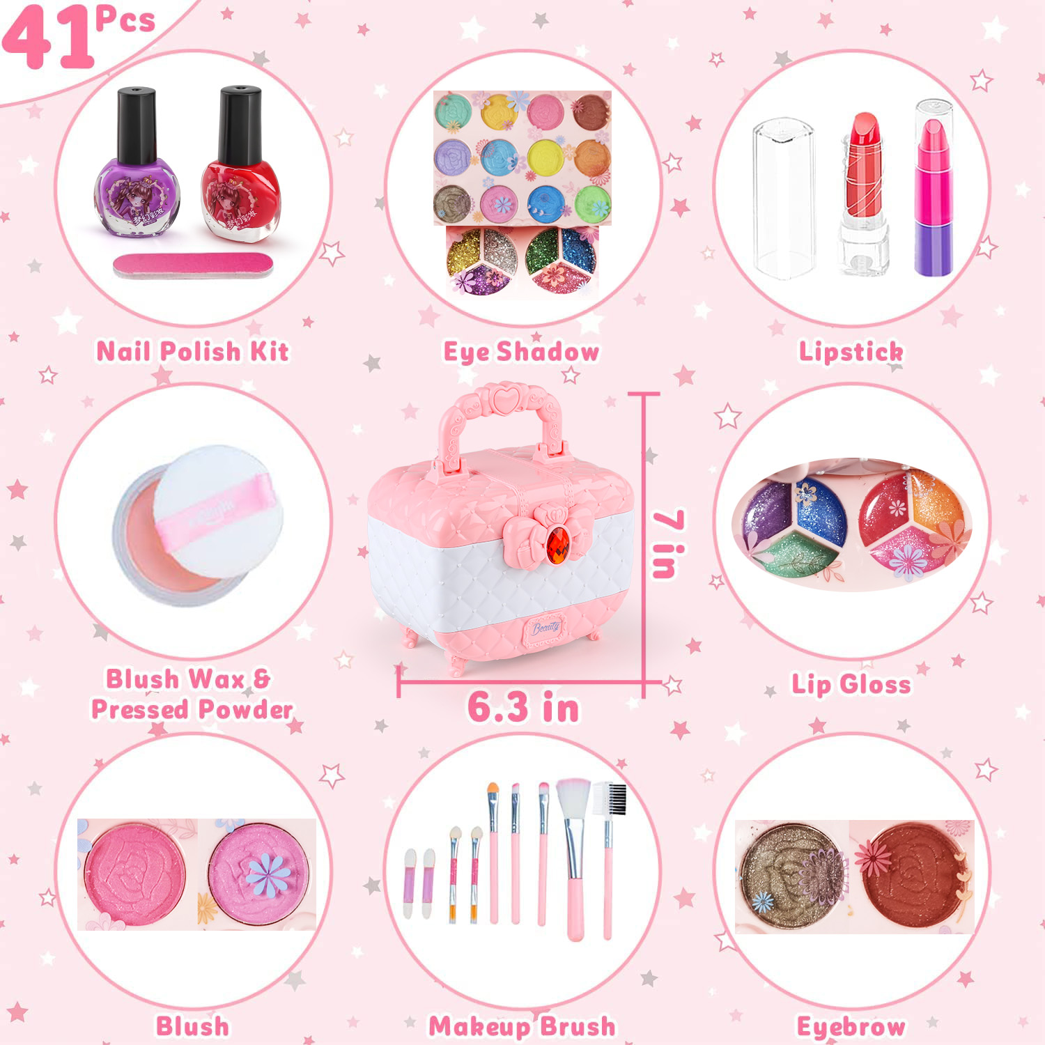 Kit de brinquedo de maquiagem  - Makeup Beauty Set avaliação e preço