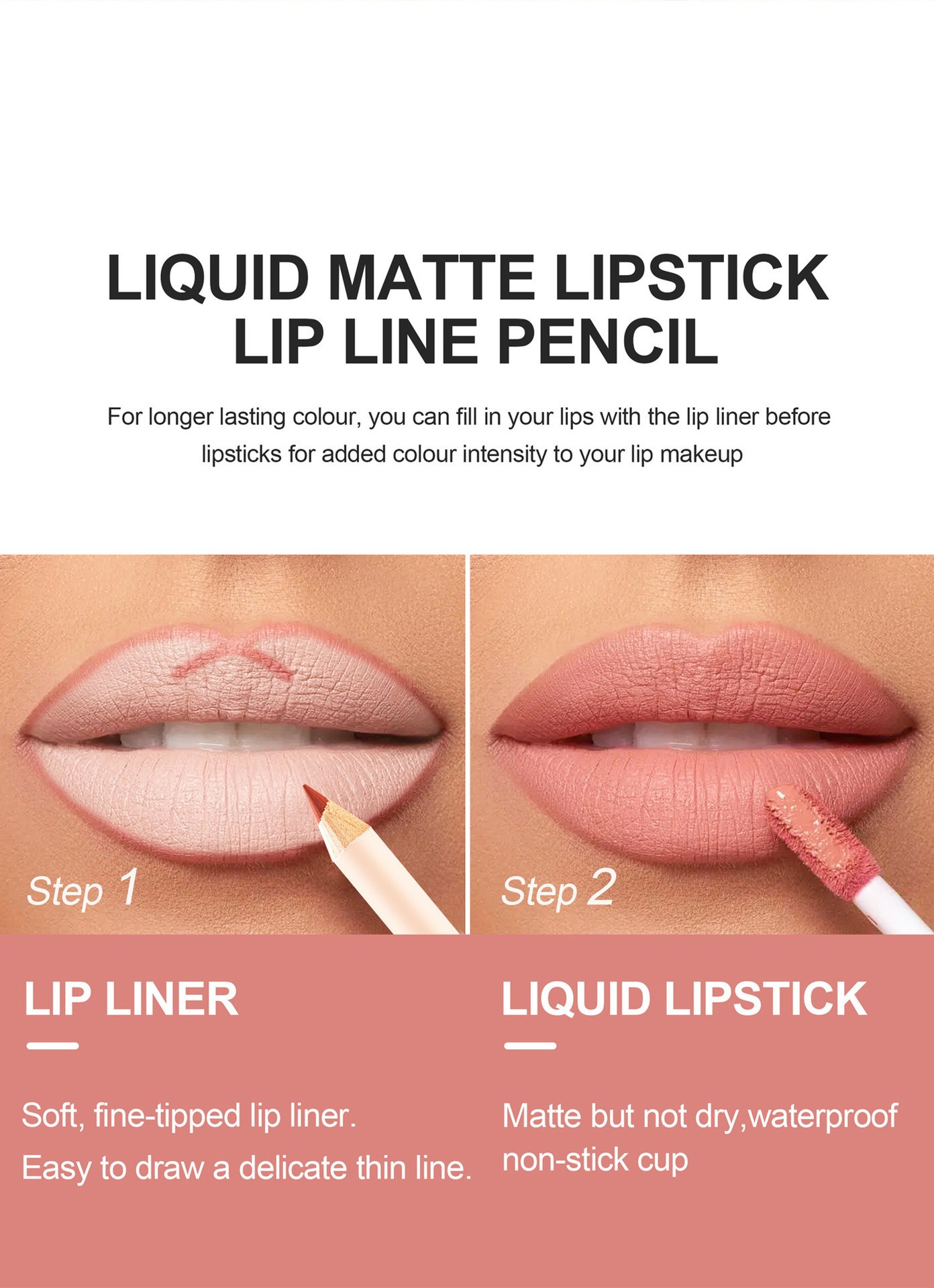 Conjunto de delineador labial  - Beauty Makeup Stores avaliação e preço