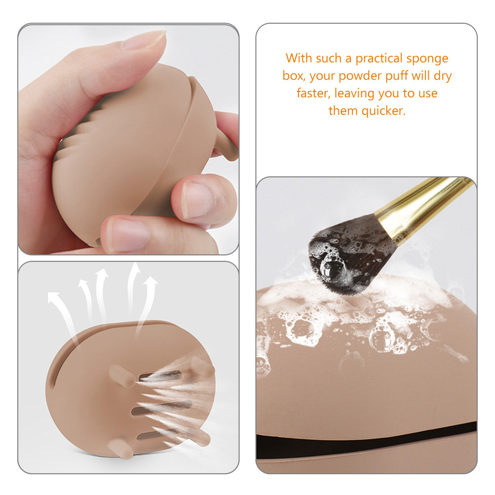 Estojo de Silicone Premium par - Beauty Makeup Sponge avaliação e preço
