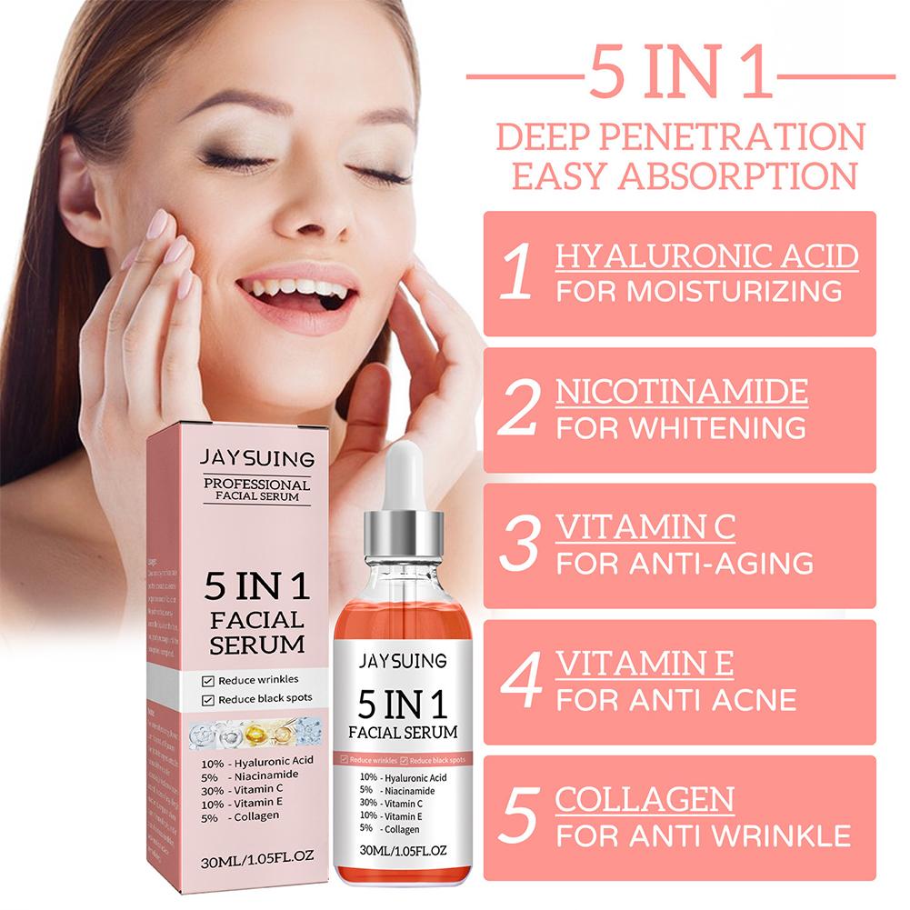 Sérum Facial 5 em 1 Vitamina C - Vitamin C Serum Face avaliação e preço