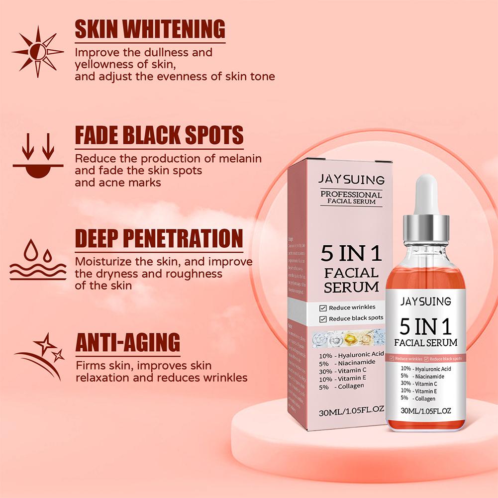 Sérum Facial 5 em 1 Vitamina C - Vitamin C Serum Face avaliação e preço
