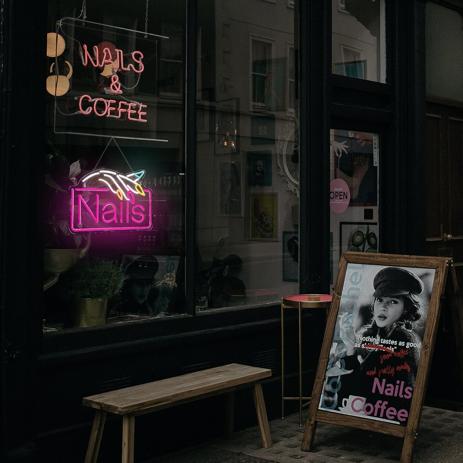 Letreiro Neon para Negócios, L - Beauty Makeup Stores avaliação e preço