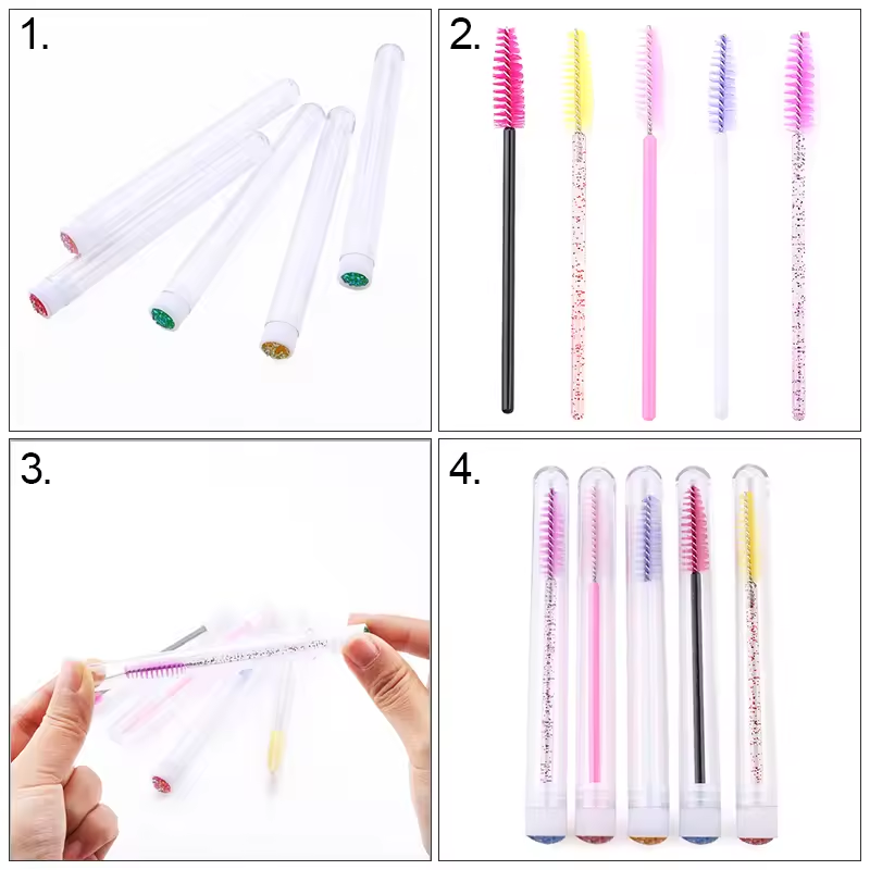Tubo de escova de cílios com e - Beauty Makeup Supply avaliação e preço