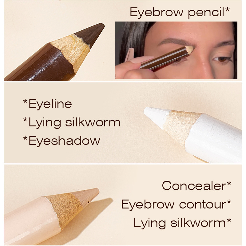 3 pçs de madeira sombra de olh - Beauty Makeup Supply avaliação e preço