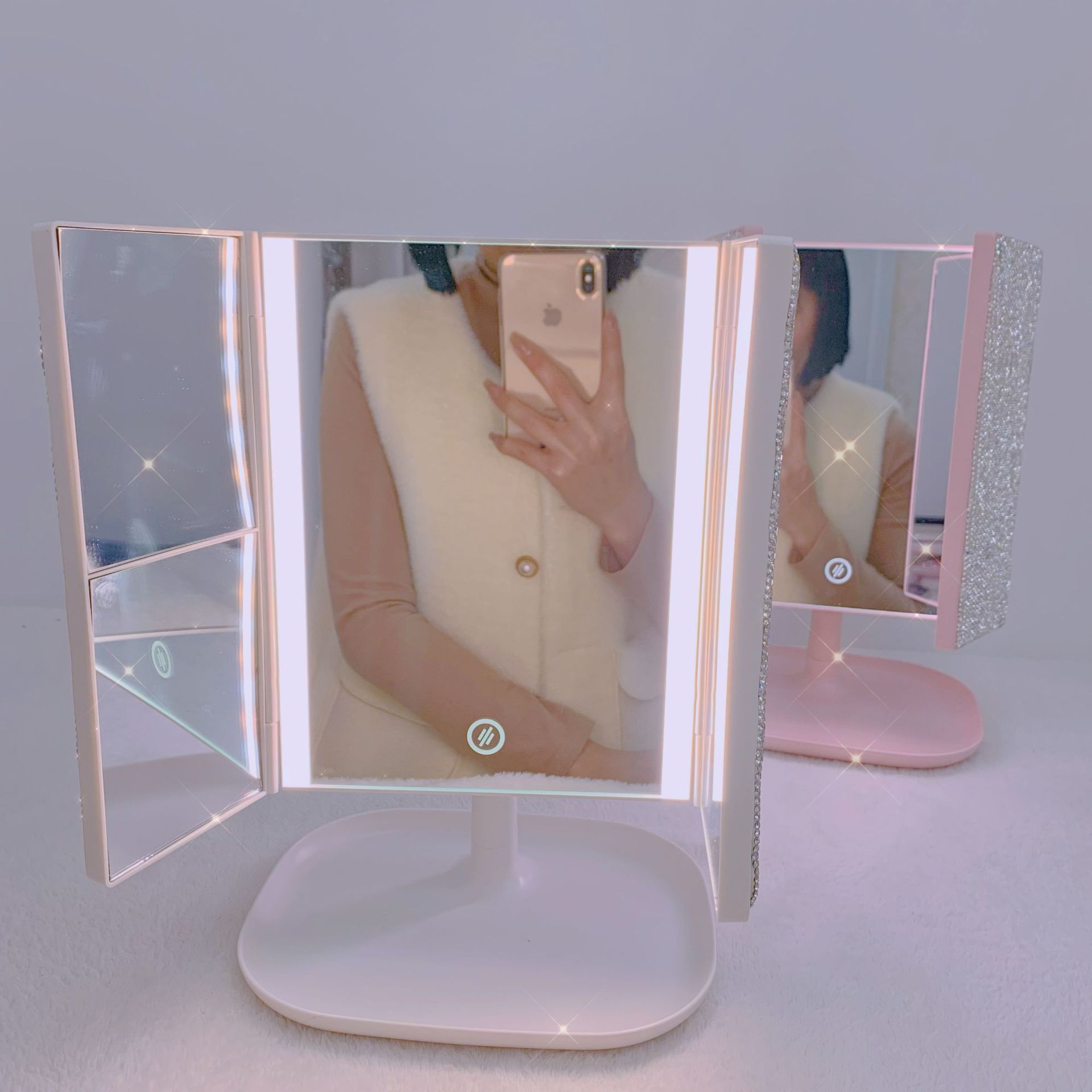 Espelho de maquiagem led com t - Beauty Forever Makeup avaliação e preço